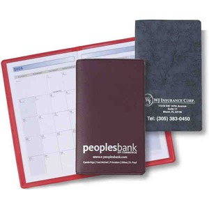 Monthly Pocket Planners, Custom Imprinted With Your Logo!