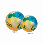Custom Decorated Multi Color Alternating Color Translucent Beach Balls!