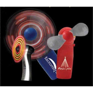 Multi Colored Lighted Spinning Fans, Personalized With Your Logo!