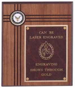 Navy Plaques, Engraved With Your Logo!