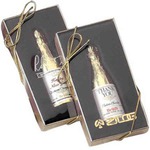 Customized New Years Holiday Chocolate Champagne Bottles!