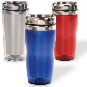 Next Day Service On Plastic Mugs, Customized With Your Logo!