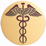 Custom Engraved Nurses Caduceus Emblems and Seals!