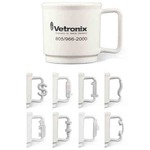 Custom Printed Shaped Handle Stackable Mugs