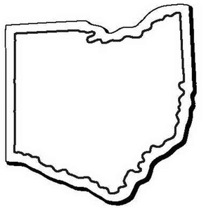 Ohio Shaped Magnets, Custom Printed With Your Logo!