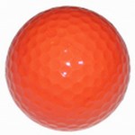Orange Colored Golf Balls, Custom Imprinted With Your Logo!