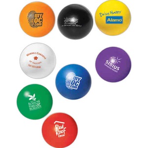 Orange Color Stress Balls, Custom Decorated With Your Logo!