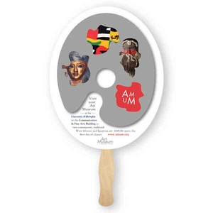 Oval Shaped Fans, Custom Printed With Your Logo!