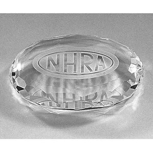Oval Shaped Paperweights, Custom Designed With Your Logo!