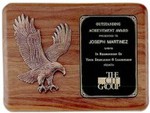 Customized Walnut Finish Plaques!