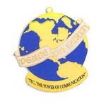 Custom Printed Colored Enamel Christmas Ornaments