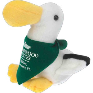 Pelican Bird Beanie Toys, Custom Printed With Your Logo!