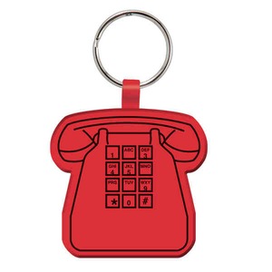 Phone Shaped Key Tags, Custom Made With Your Logo!