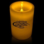 Custom Printed Pillar LED Candles!