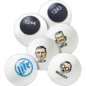 Ping Pong Balls and Table Tennis Balls, Custom Imprinted With Your Logo!