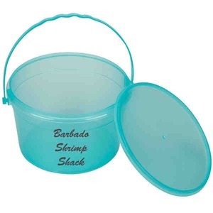 Plastic Buckets, Custom Decorated With Your Logo!