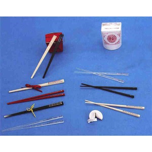 Plastic Traditional Block End Chopsticks, Custom Printed With Your Logo!
