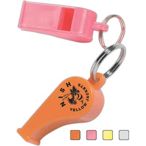 Plastic Whistles, Custom Imprinted With Your Logo!