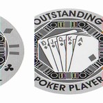 Custom Engraved Poker Player Outstanding Emblems and Seals!