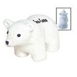 Custom Imprinted Polar Bear Stressball Squeezies!