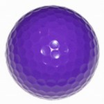 Custom Imprinted Purple Colored Golf Balls!