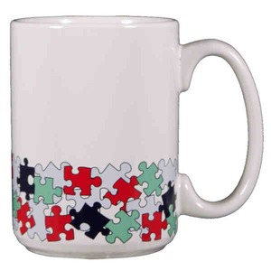 Puzzle Mugs, Custom Imprinted With Your Logo!