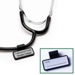 Custom Imprinted Rectangle Shaped Stethoscope ID Tags