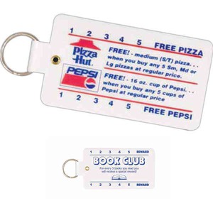 Rectangular Shaped Key Tags, Personalized With Your Logo!
