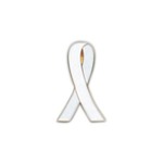 Custom Printed Awareness Ribbon Pins