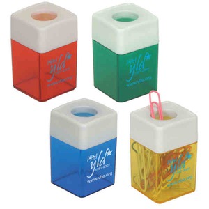 Robot Themed Arch Clip Dispensers, Custom Imprinted With Your Logo!