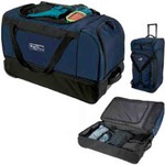 Custom Printed Rolling Duffel Bags!