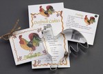 Custom Made Rooster Stock Shaped Cookie Cutters!