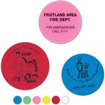 Custom Printed Round Shaped Erasers!