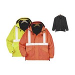 Custom Printed Safety Reflective 3 in 1 All Weather Jackets!