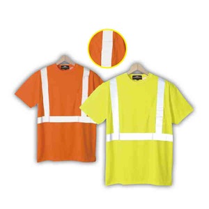 Safety Reflective T-Shirts with a Pocket, Personalized With Your Logo!