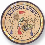 Custom Engraved School Spirit Cheerleader Emblems and Seals!