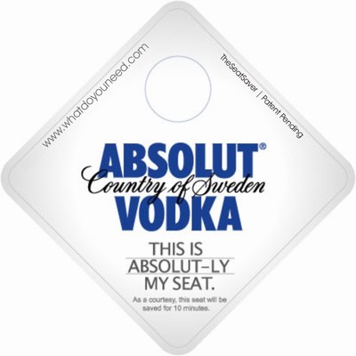 Custom Imprinted Seat Saver Coasters!