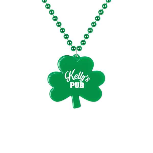 St. Patrick's Day Necklaces, Custom Imprinted With Your Logo!