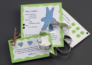 Shamrock Stock Shaped Cookie Cutters, Custom Printed With Your Logo!