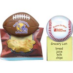 Custom Printed Football Shaped Bag Clips!