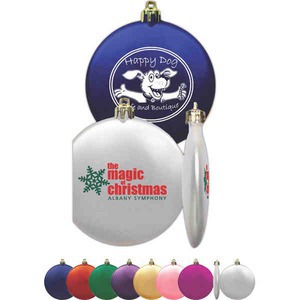 Shatterproof Ornaments, Custom Imprinted With Your Logo!