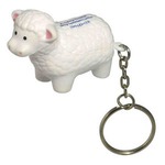 Custom Printed Sheep Farm Animal Themed Key Chains!