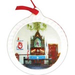 Custom Printed Shield Shaped Porcelain Ornaments!