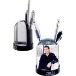 Custom Imprinted Snow Globe Pen and Pencil Holders
