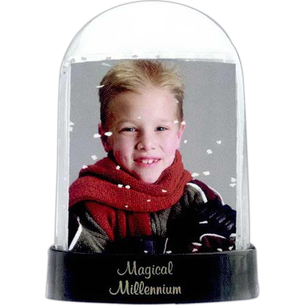 Snow Globes With Photo Inserts, Custom Imprinted With Your Logo!