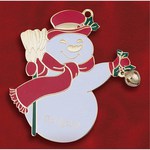 Custom Printed Colored Enamel Christmas Ornaments