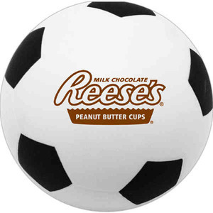 Soccer Ball Stress Relievers, Custom Decorated With Your Logo!