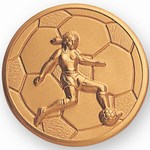Custom Engraved Soccer Female Emblems and Seals!