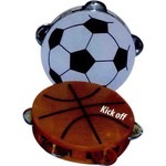 Custom Printed Soccer Ball Tambourine