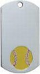Customized Softball Dog Tags!